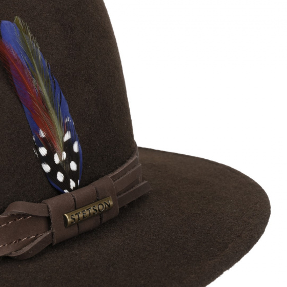 Chapeau Kentucky Feutre Laine Pliable Marron - Stetson