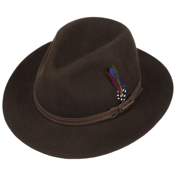 Chapeau Kentucky Feutre Laine Pliable Marron - Stetson
