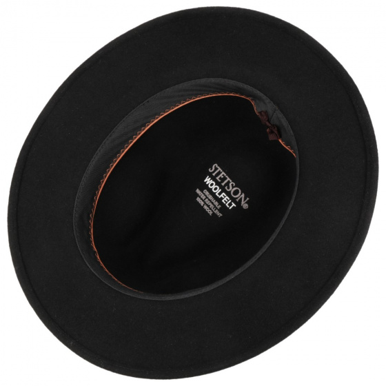 Kentucky Foldable Wool Felt Hat Black - Stetson