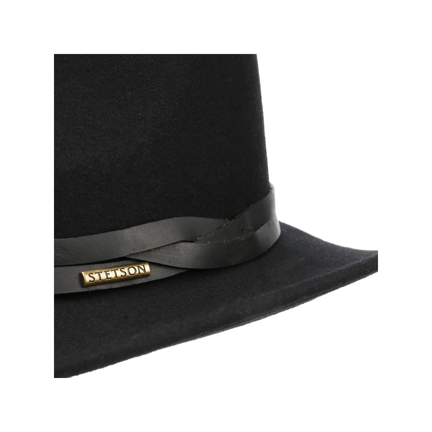 Western Wool Felt Hat Black - Stetson Reference: 18343 | Traclet Hat Shop