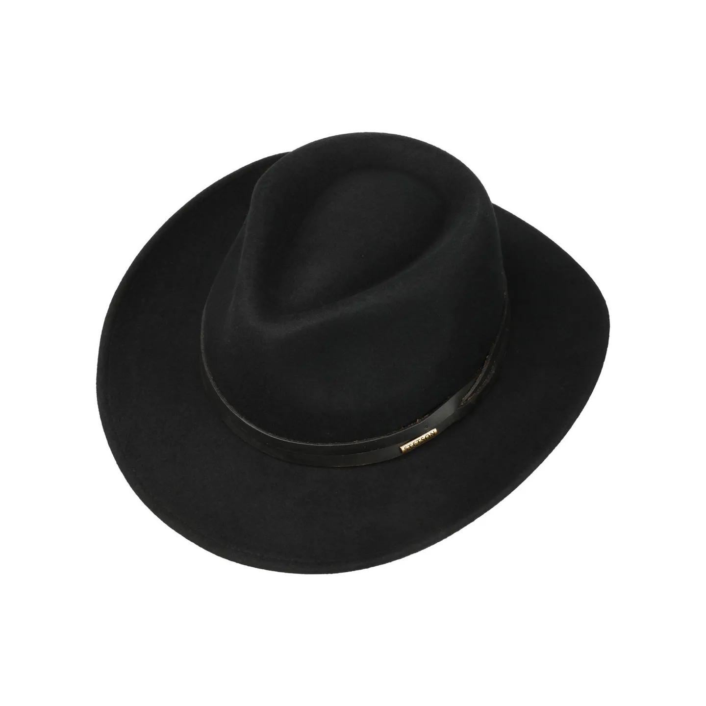 Western Wool Felt Hat Black - Stetson Reference: 18343 | Traclet Hat Shop