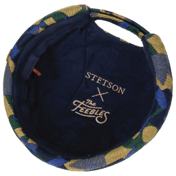 Bonnet Docker Jacquard Bleu & Jaune - Stetson x Feebles