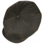 Stetson Brown Cotton Hatteras Cap with Ear Flaps
