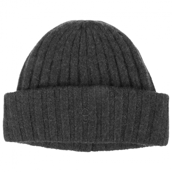 Cashmere Beanie Surth Anthracite - Stetson Cashmere Beanie Surth Anthracite - Stetson