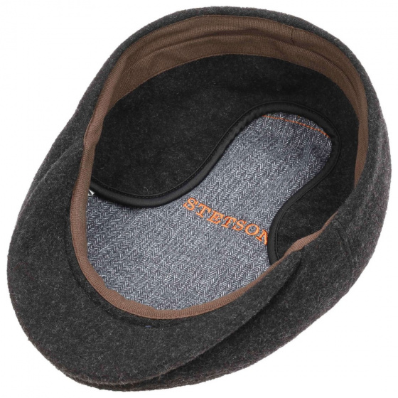 Gray Kent ear flap cap - Stetson Gray Kent ear flap cap - Stetson