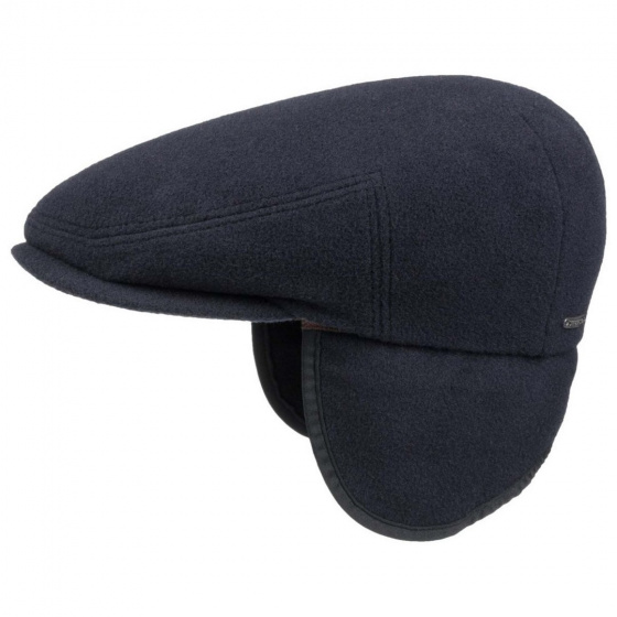 Kent Cap with Ear Flaps Navy - Stetson