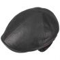Redding Leather Cap with Ear Flaps Black - Stetson