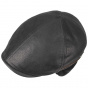 Redding Leather Earflap Cap Black - stetson