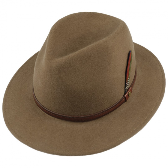 Brown Beige Rantoul Traveller Hat - Stetson
