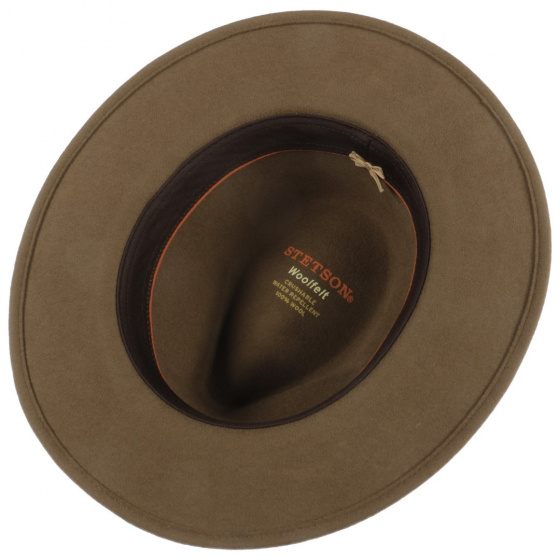 Chapeau Traveller Rantoul Marron Beige - Stetson Chapeau Traveller Rantoul Marron Beige - Stetson