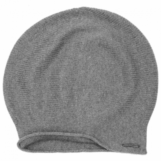 Shirley Light Grey Cashmere Beanie - Stetson