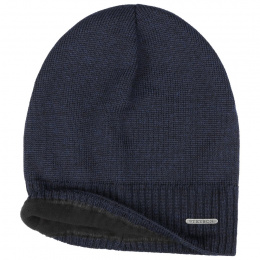 Navy Long Beanie - Stetson