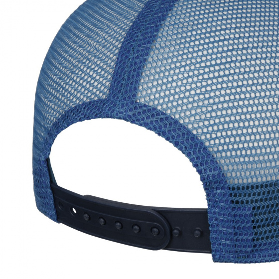 Blue Linen Jungle Trucker Cap - Stetson