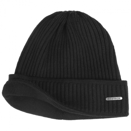 Parkman Lain Black Beanie - Stetson Parkman Lain Black Beanie - Stetson