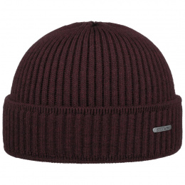 Stetson Parkman Burgundy Knit Beanie