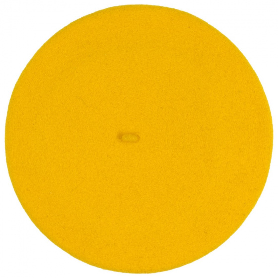 Béret Basque Barascon Jaune- Traclet Béret Basque Barascon Jaune- Traclet