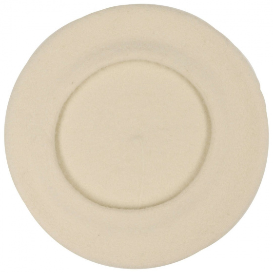 Béret Basque Barascon Crème- Traclet