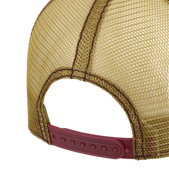 Stetson Eagle Burgundy Trucker Cap