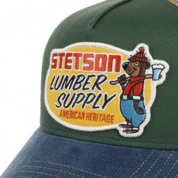 Lumber Supply Trucker Cap Green - Stetson