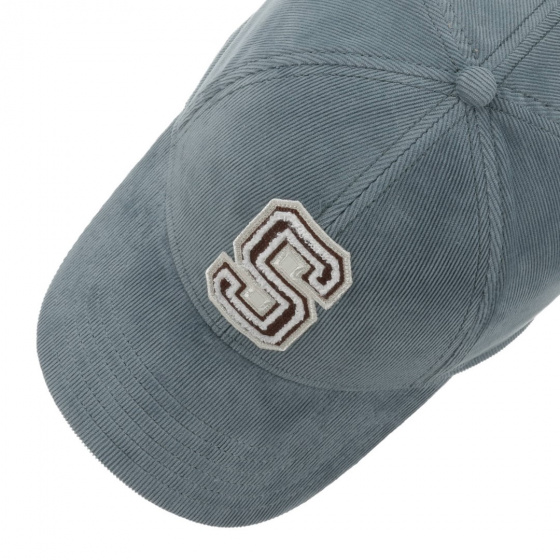 Blue Corduroy Baseball Cap - Stetson Blue Corduroy Baseball Cap - Stetson