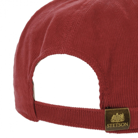 Casquette Baseball Corduroy Rouge - Stetson