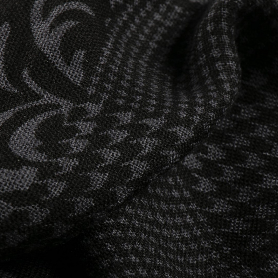 Floral Wool Scarf - Stetson Floral Wool Scarf - Stetson