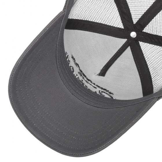 Casquette Baseball Trucker American Heritage Grise - Stetson Casquette Baseball Trucker American Heritage Grise - Stetson