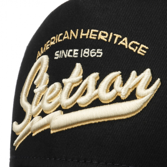 Black American Heritage Trucker Baseball Cap - Stetson