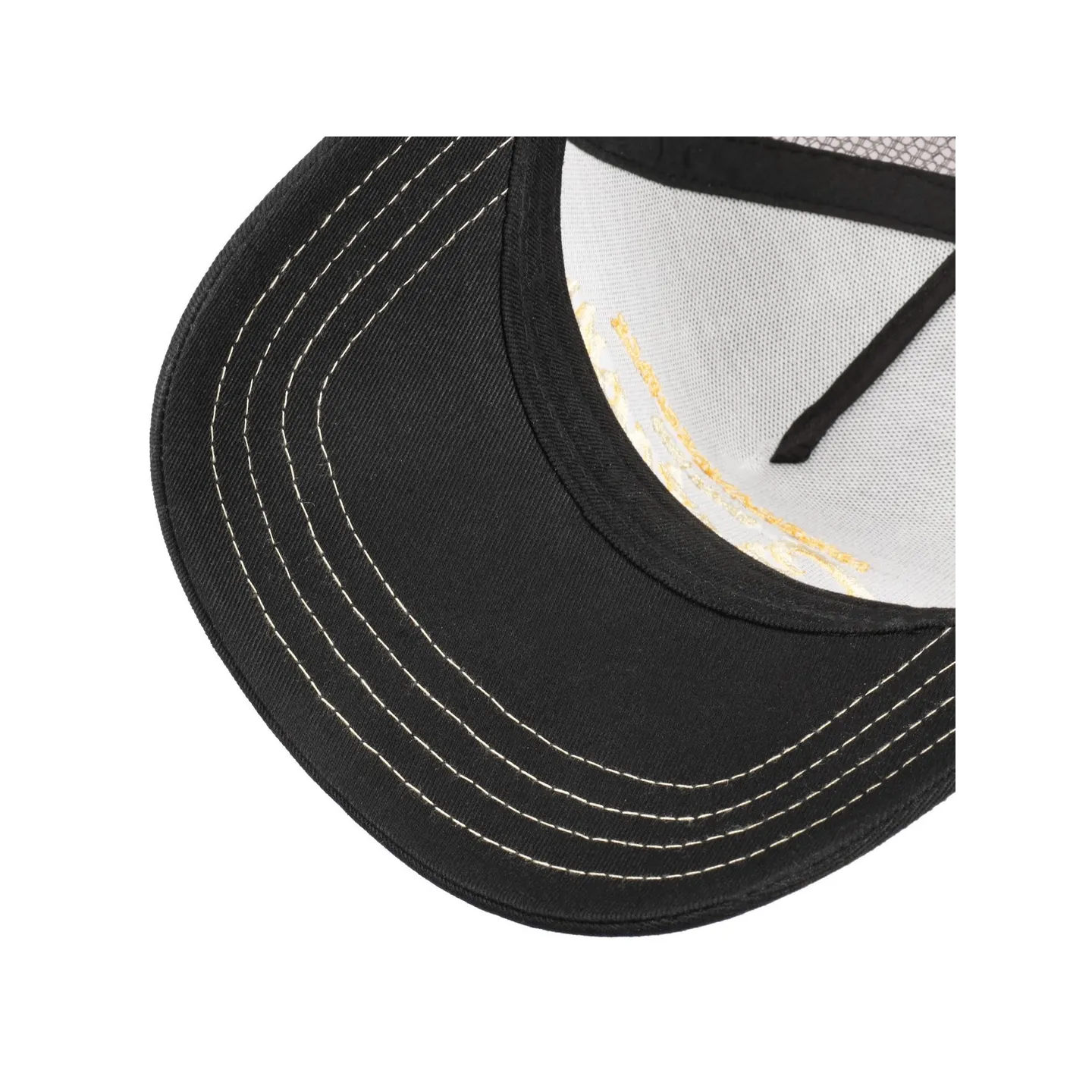 Black American Heritage Trucker Baseball Cap - Stetson Reference: 11053 | Traclet Hat Shop