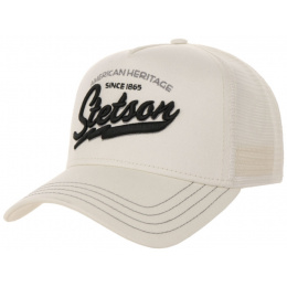 Baseball Trucker Cap American Heritage Orange - Stetson