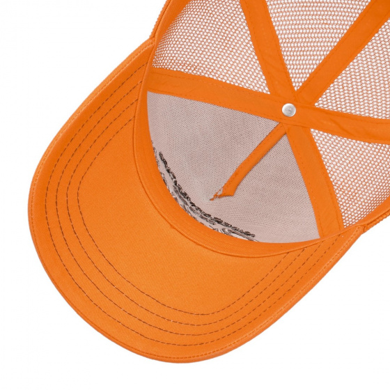 Casquette Baseball Trucker American Heritage Orange - Stetson Casquette Baseball Trucker American Heritage Orange - Stetson