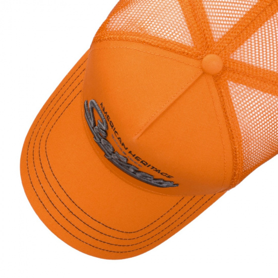 Baseball Trucker Cap American Heritage Orange - Stetson