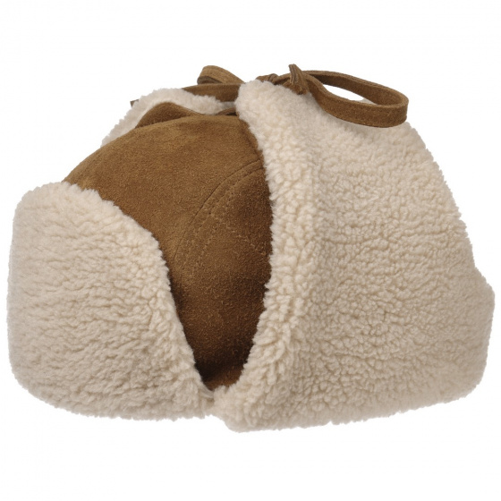 Chapka Sheffield Cuir Camel - Stetson