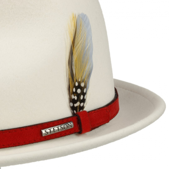 White Vitafelt Player Trinity Hat - Stetson