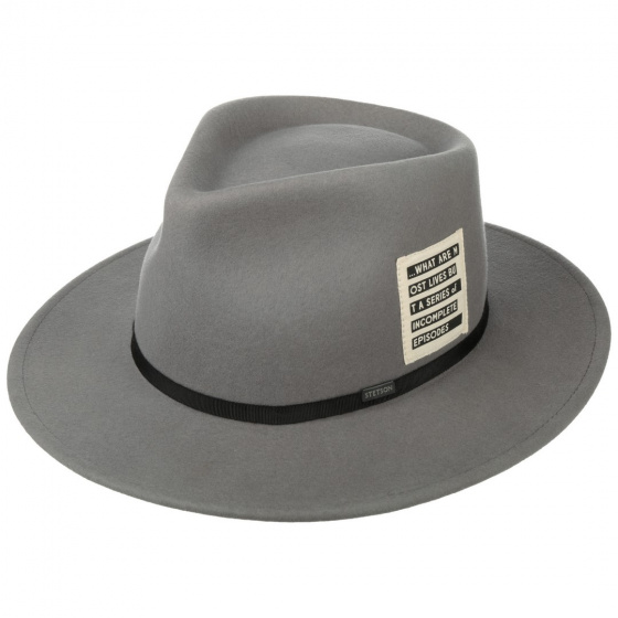 Chapeau Fedora Series Laine & Cachemire Gris - Stetson