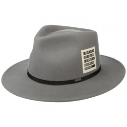 Grey Wool & Cashmere Fedora Series Hat - Stetson