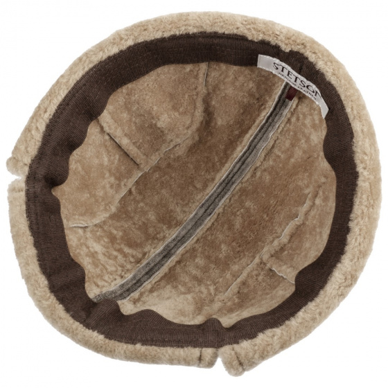 Chapka Aviateur Lambskin Cuir & Coton - Stetson