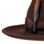 Sandata Brown Wool Felt Fedora Hat - Stetson