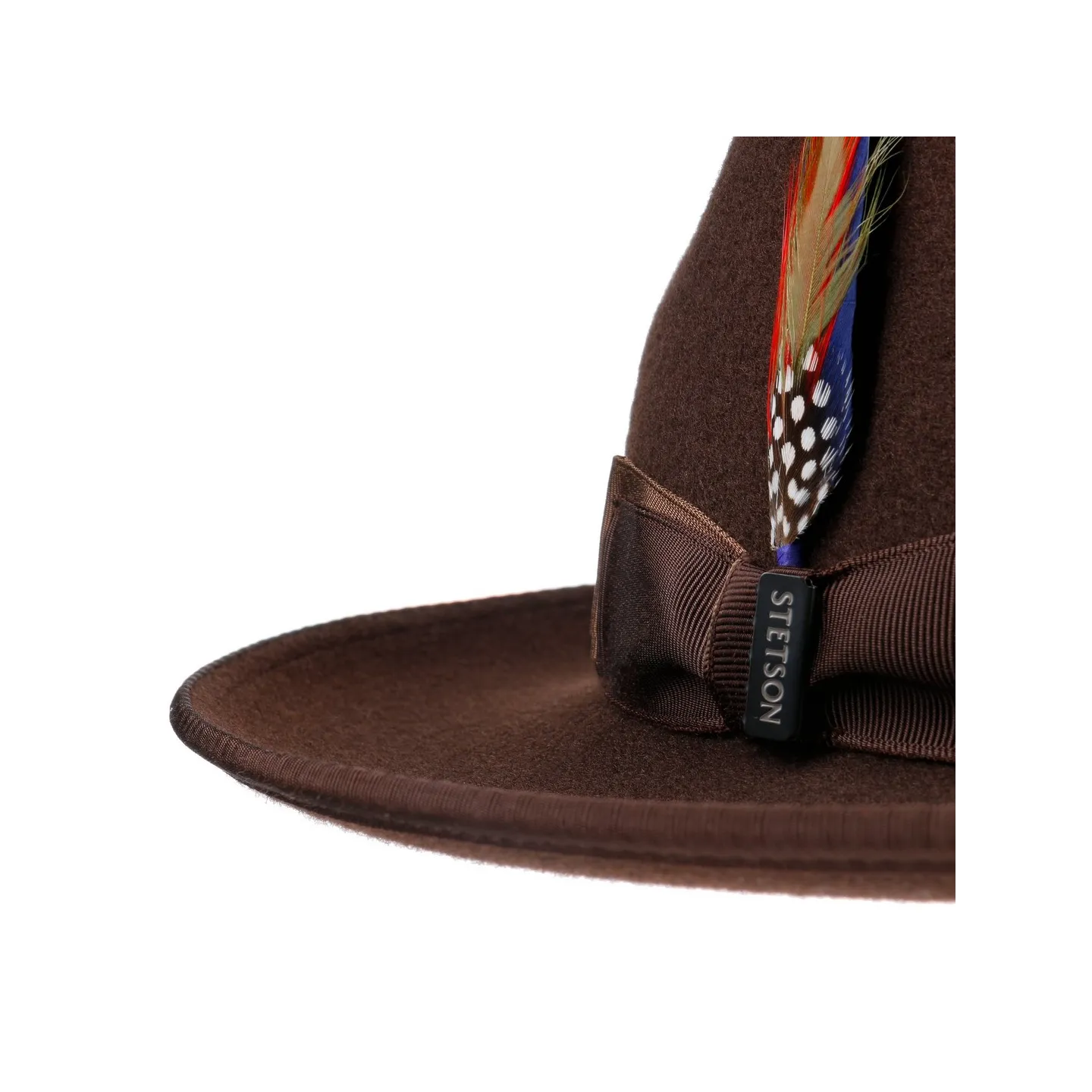 Chapeau Fedora Sandata Feutre Laine Marron - Stetson Reference : 13048 | Chapellerie Traclet