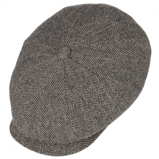 Hatteras Herringbone Ear Flaps Wool Cap - Stetson