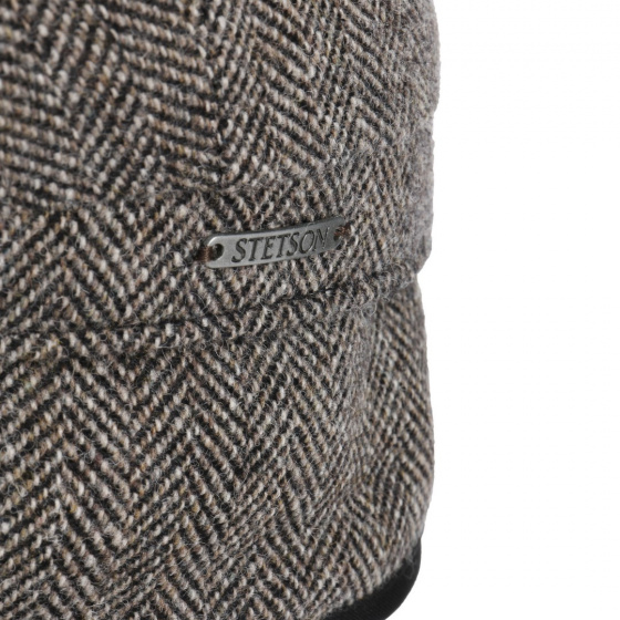 Casquette Hatteras Herringbone Cache-Oreilles Laine - Stetson