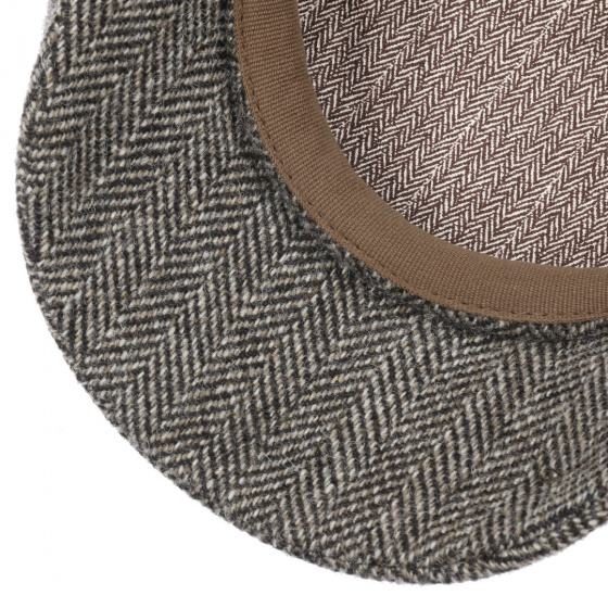 Casquette Hatteras Herringbone Cache-Oreilles Laine - Stetson