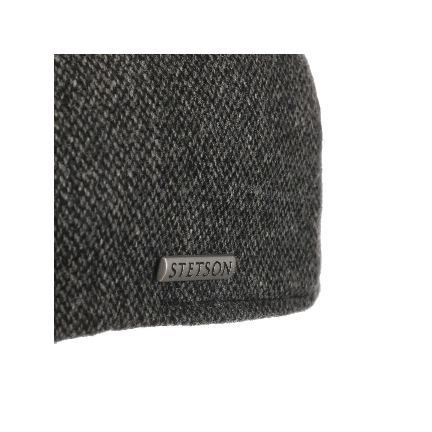 Casquette Bombée Orion Laine & Coton Gris Chiné - Stetson Reference : 12692 | Chapellerie Traclet