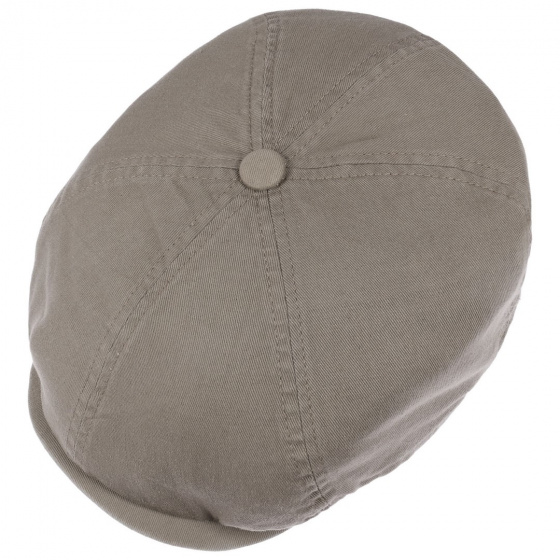 Stetson Brooklyn Midtown Cotton Cap - Beige