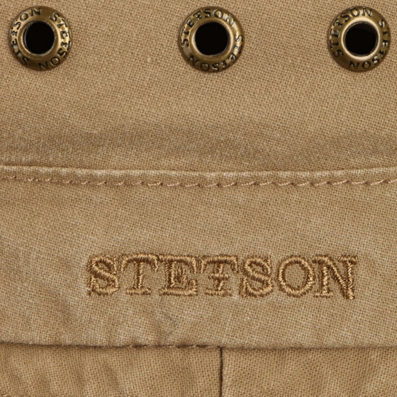 Bob Reston Coton Biologique Taupe UPF 40+ - Stetson