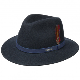Powell Woolfelt Navy Stetson Hat