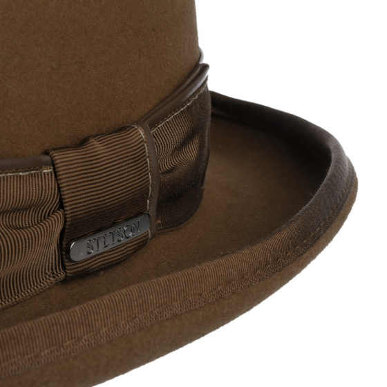 Brown Fur Felt Bowler Hat - Stetson