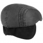 Modesto Cotton Earflap Cap Black - Stetson