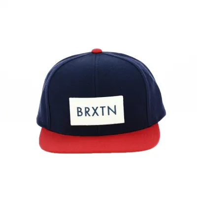 Brixton Rift Snap Back Cap in Indigo and Red Reference: 18400 | Traclet Hat Shop