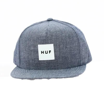 Sky Blue Snapback Cap - Huf Reference: 18403 | Chapellerie Traclet